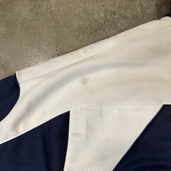 Nike Performance Hoodie Mens XL Center Swoosh Navy White Baggy Dri Fit Sports