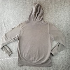 The North Face Pullover Hoodie Mens Large Gray Distressed Custom Arm Logo Flawed