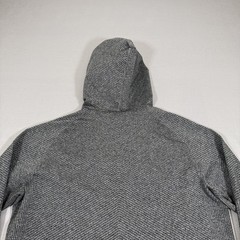 Reigning Champ Hoodie Mens Large Gray Adidas Zip Up Sweater Jacket Stretch Gym