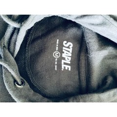 Staple Pigeon logo hoodie embroidered black winter fall casual men’s M
