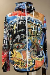 Jean Michel Basquiat x Members Only Windbreaker Jacket Multicolor Mens Small