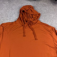 Burlebo Hoodie Mens Extra Large Brown Golf Performance Pullover Stretch Golfer