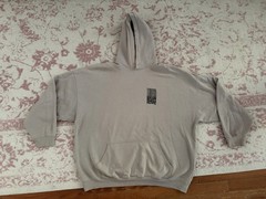 Balenciaga Unifit Beige Oversized Hoodie
