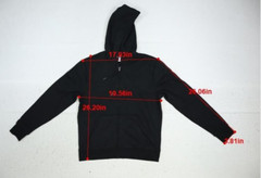 Old Navy Classic Full Zip Front Hoodie Soft Jersey Fleece Hooded Sweatshirt M