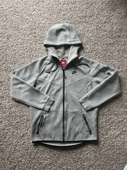 Nike Tech Fleece Windrunner Men’s Size Large Dark Grey Zip Up Hoodie Jacket