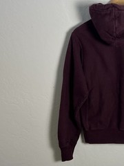 Vintage Champion Reverse Weave Burgundy Pullover Hoodie S Fleece Logo Pockets