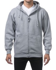 Pro Club Men’s Heavyweight Full Zip Up Zipper Causal Fleece Hoodie Winter Jacket