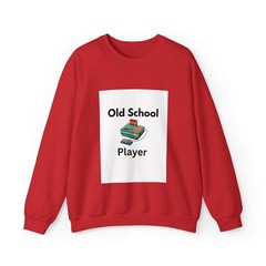 Seasonal Seller Sweatshirt: Old School Player, Vintage Gamer Gift, Retro Gaming