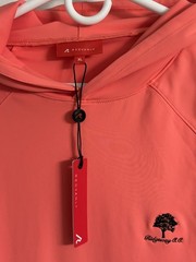 Redvanly Larkin Hoodie Mens XL Coral Stretch Long Sleeve Performance NWT