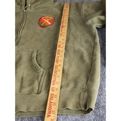 US Army Infantry Hoodie Men’s Size XL Green Double-Sided Military Sweatshirt