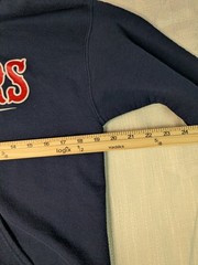 Gildan Closers Hoodie DryBlend Mens S Navy Blue Crew Neck Long Sleeve Cotton