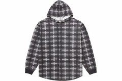 Supreme Plaid Hooded Knit Shirt | Fall/Winter 2023 | SIZE XXL