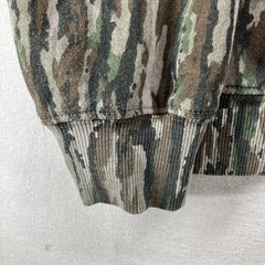 Mens Retro VTG Real Tree Bottomland Hoodie Medium AOP Soft Cotton Blend