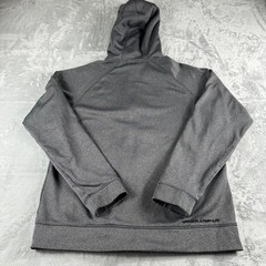 Under Armour Jacket Men M Gray Full Zip Hooded Sweatshirt Performance Sportswear