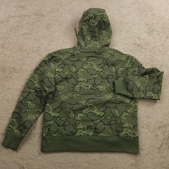 Mode of One Men’s Camo Hoodie in Bleeker Camo Size Medium Full Zip Fleece
