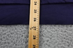 Ralph Lauren Purple Label Hoodie Mens Medium Blue Full Zip Jersey Logo Pockets
