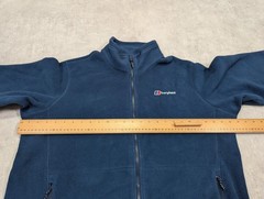 Berghaus Fleece Jacket Mens XXL Full Zip Navy Gorpcore Outdoor Hiking Walking