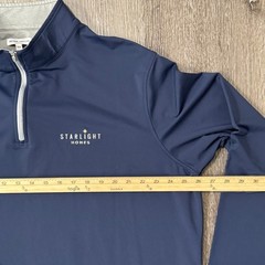 Peter Millar Pullover Men XXL Navy Blue Perth Quarter-Zip Performance