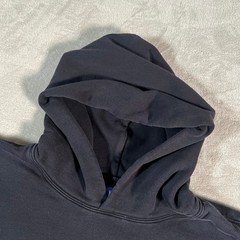 Yeezy Gap Hoodie Men’s Size Large Black Oversized Double Layered Cotton Pullover