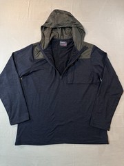 Badlands Mens Blue Long Sleeve Axin 1/4 Quarter Zip Pullover Hoodie Size Large