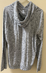 Maine Graphic Lightweight Hoodie Grey Size Large Excellent Condition