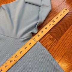 Peter Millar Pine Performance Hoodie Mens 2XL Golf Blue Striped Pullover EK45B