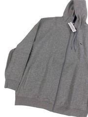 NEW Lacoste Sport Big & Tall Full Zip Fleece Mens Hoodie Jacket Gray SH1613 NWT