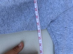 Men’s M Blue Fleece Full Zip Hooded Hoodie Long Sleeve Pockets