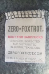 ZERO FOXTROT Sweatshirt Long Sleeve Men XL Green Camo Cotton Blend Made In China