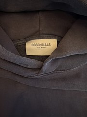 Essentials hoodie M black