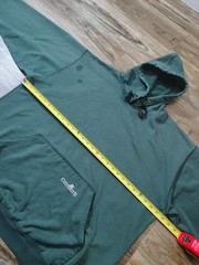 VTG Carhartt K132 HTG Green Hoodie Heavyweight Sweatshirt Pocket Logo 2XL Y2K