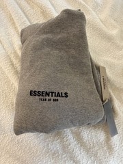 Fear Of God Essentials Light Oatmeal Hoodie Size Medium Brand New Men’s