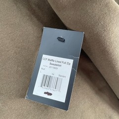 CC Filson Hoodie Adult Large Mud Brown CCF Waffle Lined Full Zip Sweatshirt Mens