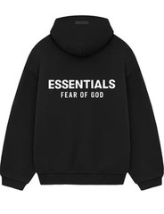 NWT Essentials Black & White Hoodie FW24 Fear Of Gods XS to XL
