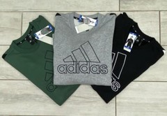 NWT Adidas Men’s Future Icons Embroidered Badge Crew Neck Sweatshirt Size M,L,XL