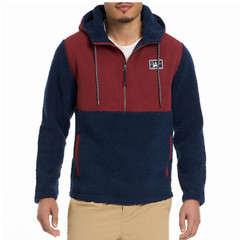 Hurley Men’s Half Zip Sherpa Anorak Hoodie Long Sleeve, Size XL NEW