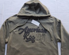 American Rag Men’s Apparel Dark Green Hooded Sweatshirt – Size: Medium