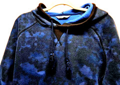Dicks Men XL Athletic Pullove Sweatshirt Drawstring Hoodie Blue Kangaroo Pocket