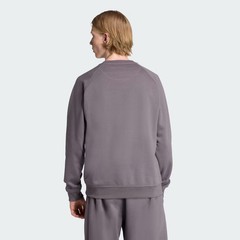 adidas Trefoil Essentials Crew Sweatshirt Grey