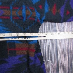 Santana Fleece Hoodie Mens XL Multicolor Southwestern Geometric Tribal Pullover