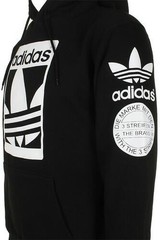 Adidas Men’s Original Trefoil Street Graphic Front Pocket Active Pullover Hoodie