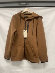 NWT Nomad Hoodie Hooded Sweatshirt Jacket Sz Small Orangy-Brown W/Pockets Men’s