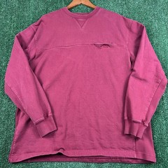 VTG Duluth Trading Co Sweatshirt Men’s XL Maroon Red 100% Cotton Reverse Weave