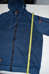 TACTICAL SWEATSHIRT MEN’S FULL ZIP HOODIE LONG SLEEVE JACKET W/ POCKET SZ XXL