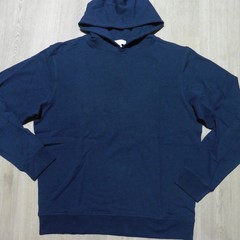 PETER MILLAR Mens M MEDIUM OASIS HOODIE NAVY BLUE PULLOVER SWEATSHIRT MF25K68