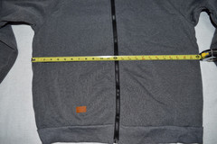 TACTICAL SWEATSHIRT MEN’S FULL ZIP HOODIE LONG SLEEVE JACKET W/ POCKET SZ XXL