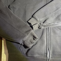 RSQ Mens Oversized Full Zip Brown Hoodie Sweatshirt Heavy Size Medium
