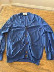 VIVIENNE WESTWOOD – Orb Logo Cardigan by Vivienne Westwood medium Blue