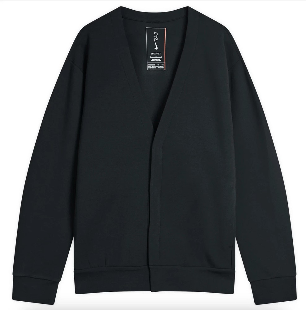 Nike 24.7 ImpossiblySoft Men’s ImpossiblySoft Cardigan Black HQ6948-010
