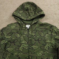 Mode of One Men’s Camo Hoodie in Bleeker Camo Size Medium Full Zip Fleece